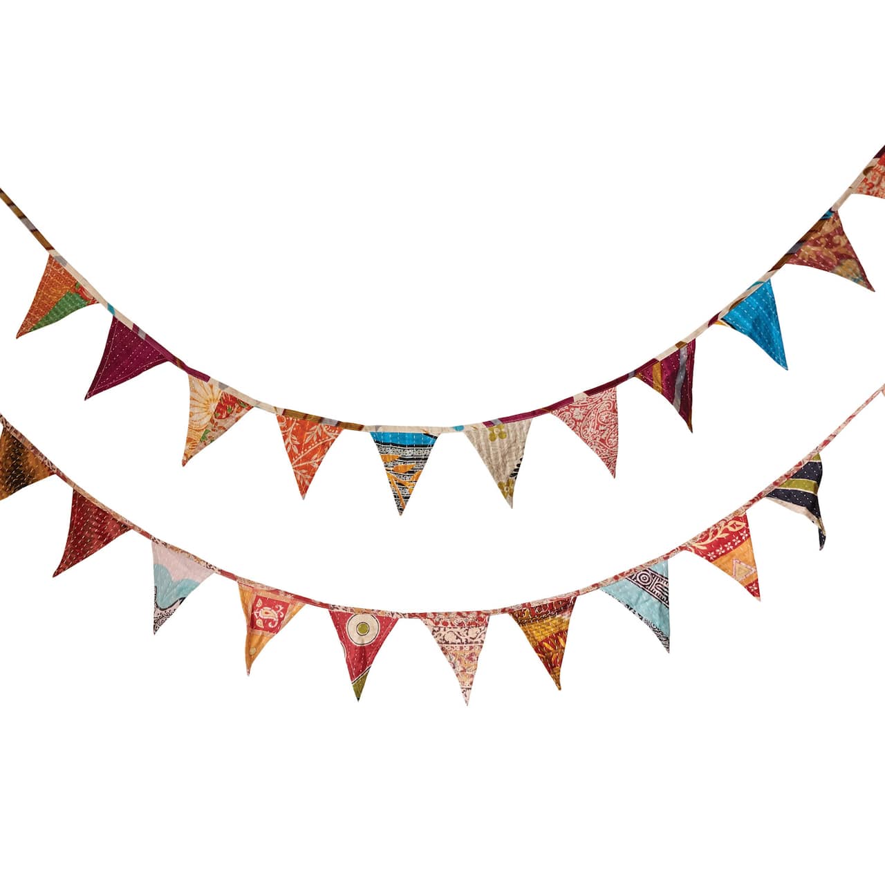 Hello Honey® 6ft. Vintage Kantha Quilt Garland
